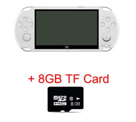 Video Retro Game Console X9 PSVita Handheld Game Player for PSP Viat Retro Games 5.0 inch Screen TV Out with Mp3 Movie Camera. 