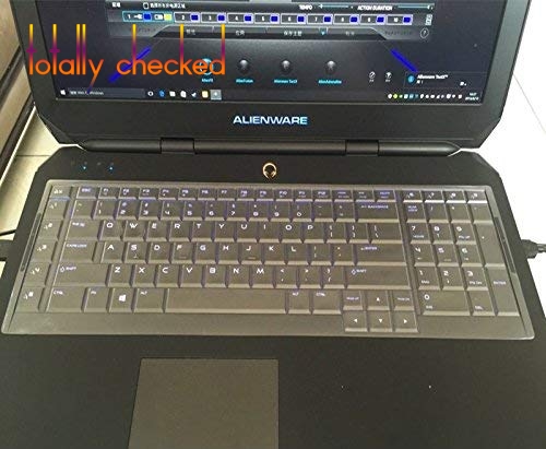 Ultra TPU Keyboard Skin Cover Protector for Dell Alienware 17 R3  M17  Gaming 17 r5 17 r4 r3 17.3 inch Laptop