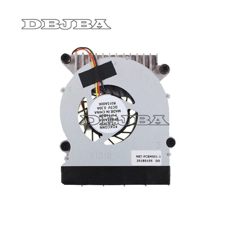 【happy one】Laptop Cooling For FOXCONN AJBOX-N NT330i NT535 NT510 NT410 NT425 NT435 NT-A3700 CPU fan with heatsink. 