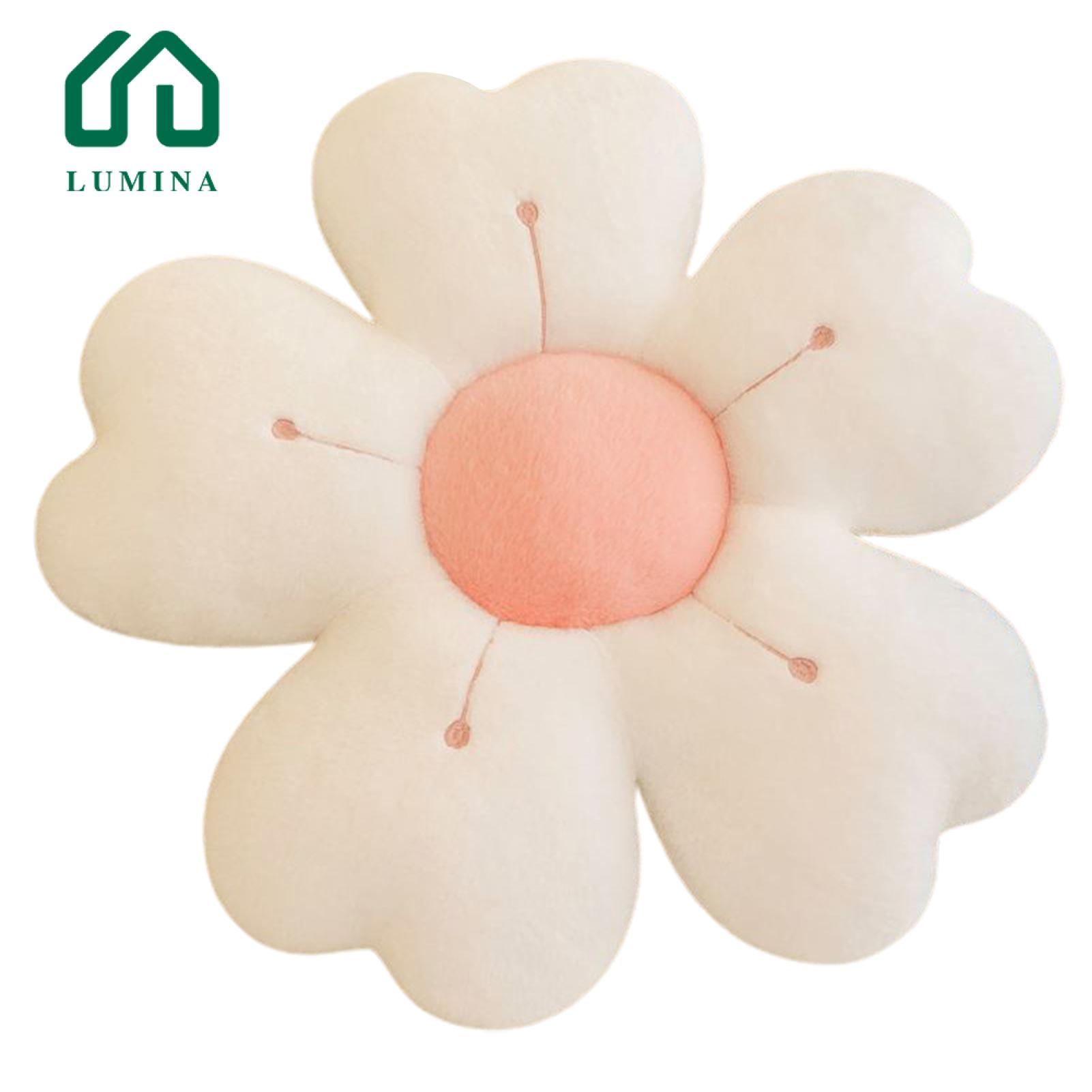 Lumina Throw Pillow Flower Shaped Floor Pillow Stylish Durable Cushion for Sofa Couch Decor Washable Non-fading Design Perfect for Homes Plush Pillow