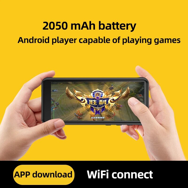 RUIZU Z80 16G WiFi Android 8.1 MP4 Player With Bluetooth 4.2 HiFi MP3 Player 4.0inch Full Touch Screen Walkman FM/ Ebook/Video. 