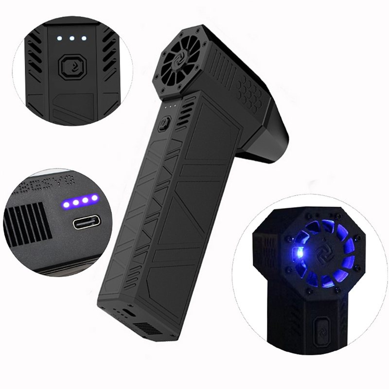 X3 Upgrade Mini Turbo Jet Fan Powerful Blower 130000R PM50+M/S 3000MAh Violent Turbo Fan for PC Keyboard Camera. 