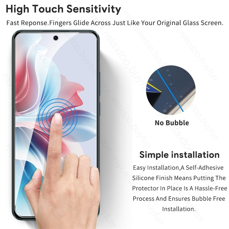 11 11F F11F ReProo HD.7 Mobile Phone Screen 2603 63PCS Protective Glass for Oppo Reno11 F 5G CPH Protective Film Explosion－Film Renono 11F. 