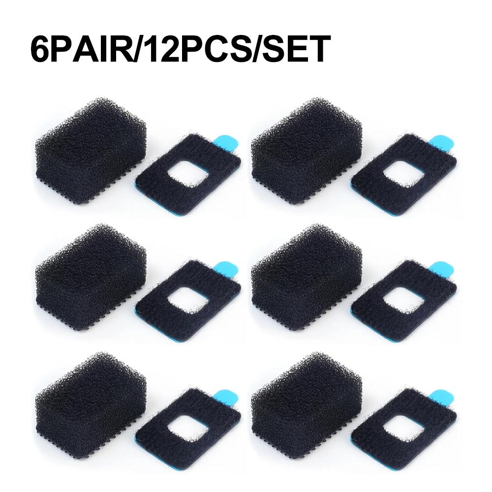 12PCS Noise-Reducing Windproof Cotton For Insta360 X4 Camera Microphone Wind Muff Outdoor Action Video Windshield Sponge. 