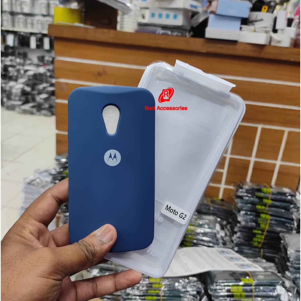 Silicone Case For Motorola Moto G (2nd gen) / Moto G2 - Soft Flexible Premium Shockproof Camera Bumper Protective Stylish Silicon Back Cover