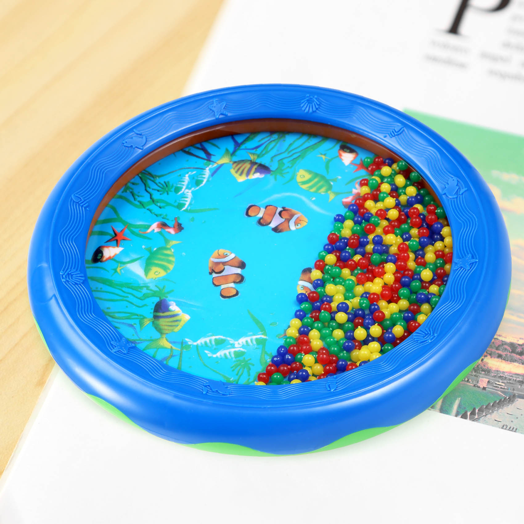 Bead Drum Gentle Musical Educational Toy for Kid