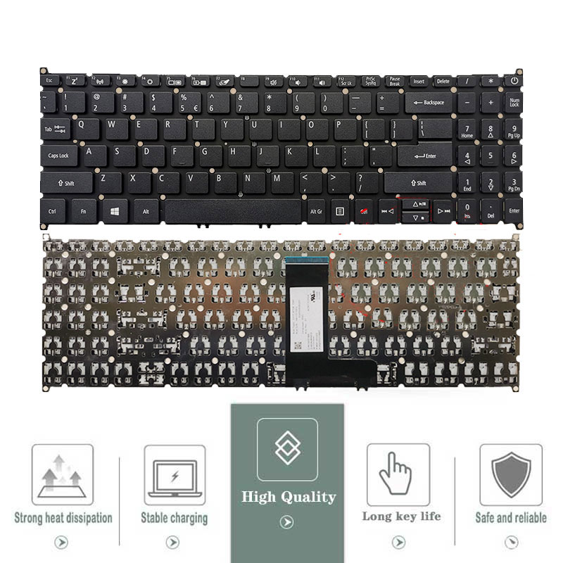 New Laptop keyboard For Acer Aspire 3 A315-42 55 55G-79XW R5P7 N19C1 N18Q13 notebook keyboard. 