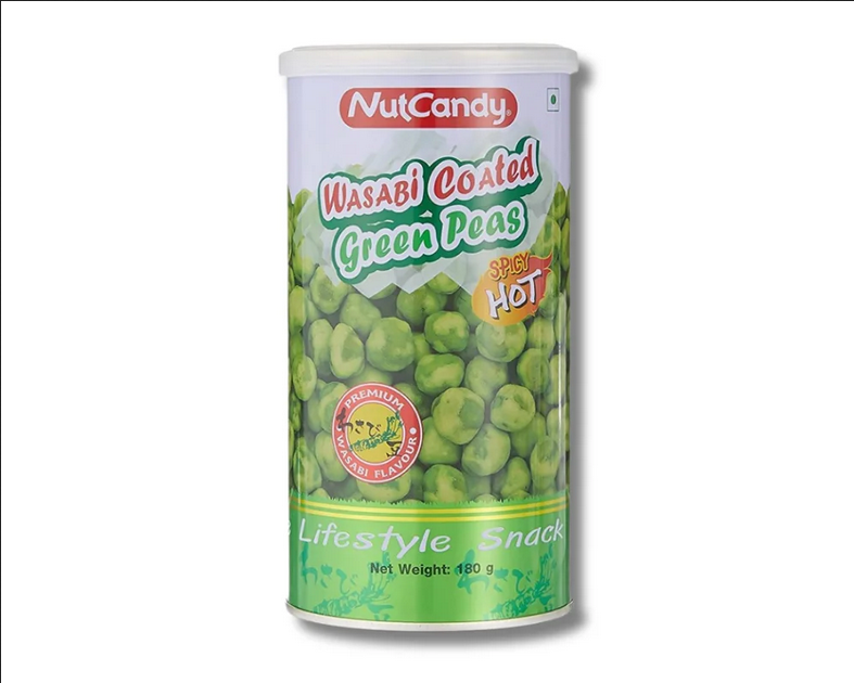 Nut Candy Hot Spicy Wasabi Green Peas, 180 g