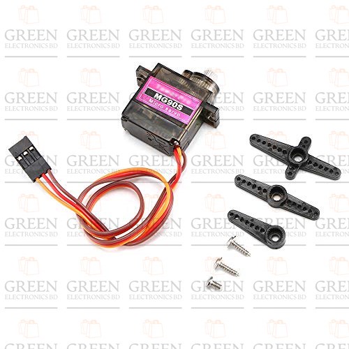 Meta Gear Servo Meter MG 90s Tower Pro MG90S DC 4.8v 6v Metal Gear Servo Motor 180° Degree Rotation Standard Quality SG 90 For Electronics Project Arduino DIY
