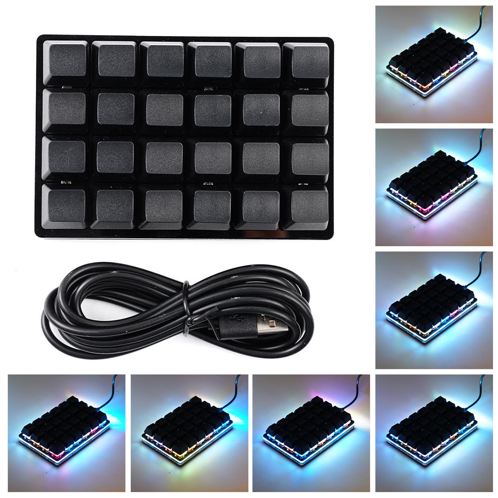 Mini USB Custom Mechanical Keyboard 2/3/4/6/9/12/16/24 Keys Gaming Keyboard Sayo Device Shortcut Programmable Keypad Keys Macro. 
