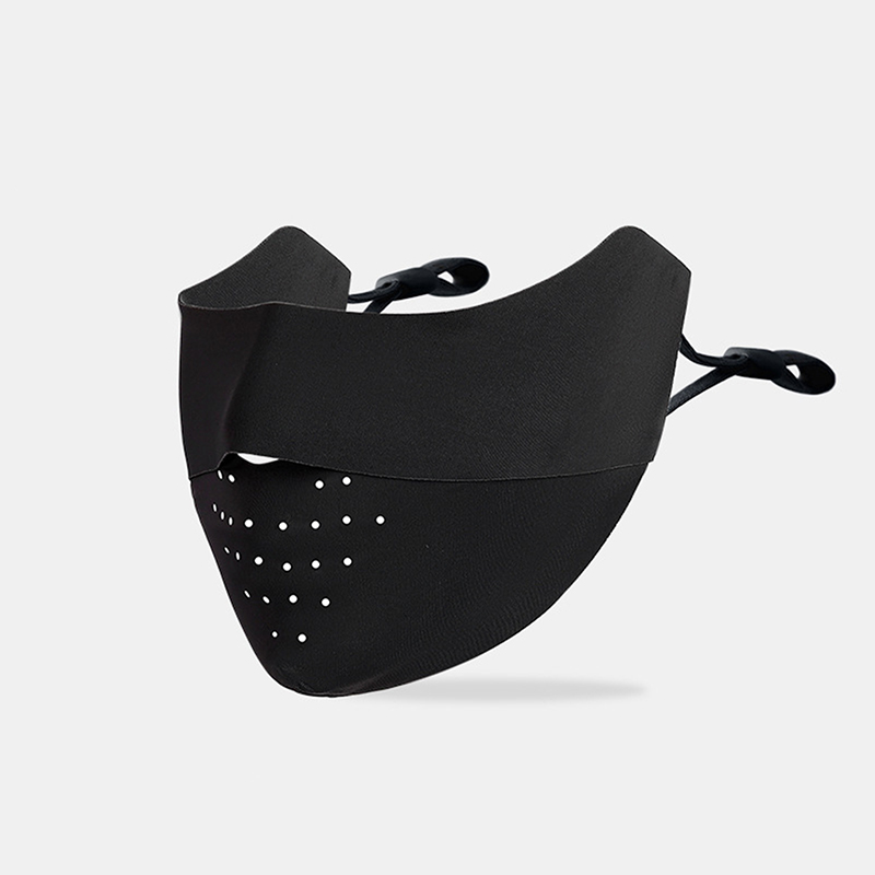 New Ice ilk Face Mak Uv un Protection ummer Adjutable Breathable Mak Men Women Outdoor Running Cycling port Mak jingu. 