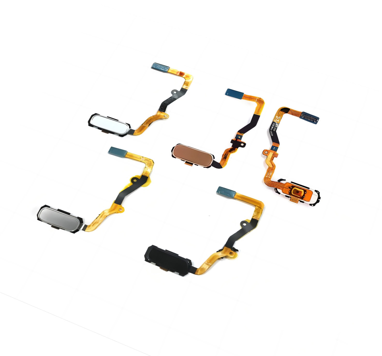 Fingerprint Sensor Return Key Flex Cable For Samsung Galaxy S7 S7 Edge New Finger Print Scanner Home Button Replacement. 