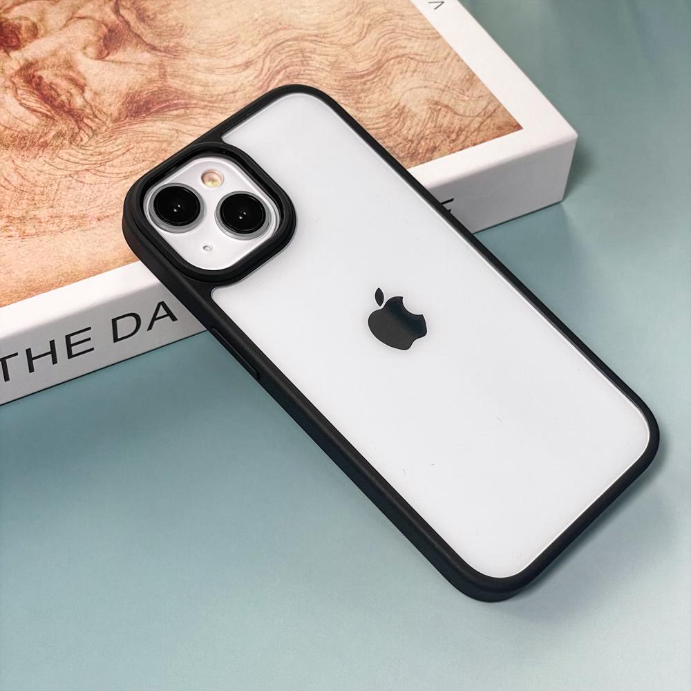 Q Series Magic Mask Case For iPhone 6 7 8 Plus X Xr Xs Max, 11 Pro Max, 12 Pro Max, 13 Pro Max, 14 Pro Max, 15 Pro Max, 16 Pro Max Transparent Black Shockproof Camera Protective Premium Quality Back Cover. 