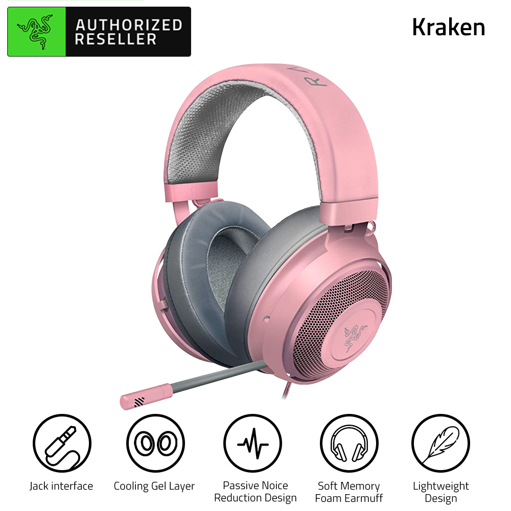 Razer Kraken Gaming Headset with Noise Cancelling Microphone Replacement for PC, Mac, Xbox, PS4