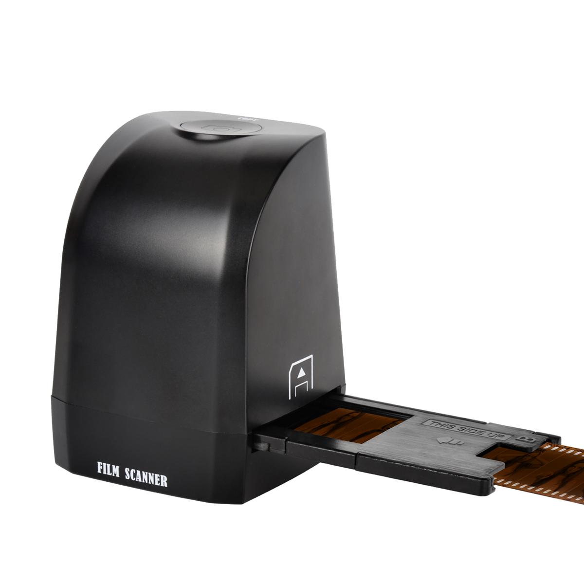 HXSJ 135 Film Slide Scanner Converter Portable Negative Film Scanner 8 Megapixel CMOS Convert 35mm/135mm Slides & Negatives to Digital JPEG Photos Compatible with Windows XP/Vista/7/8/10