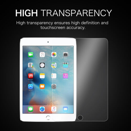 For Apple iPad 9.7 (2018) / Apple iPad 9.7 (2017) Screen Protector Tempered Glass Protector Gorilla-Transparent Compatible with(5th/6th generation)  A1823,A1822 A1954,A1893. 