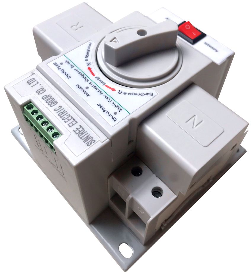 63A Automatic Changeover(Transfer/Rotary/Cam) Switch, Single Phase. 
