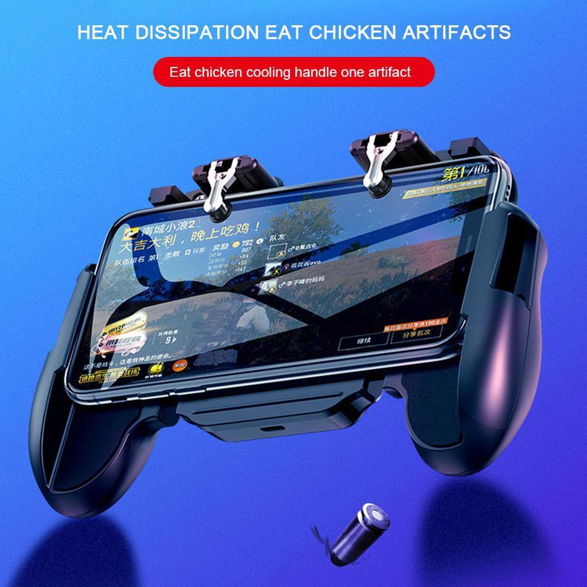 Metal L1 R1 Trigger Mobile Gaming GamePad Cooler Cooling Fan Fire PUBG Mobile Game Controller Gamepad Joystick