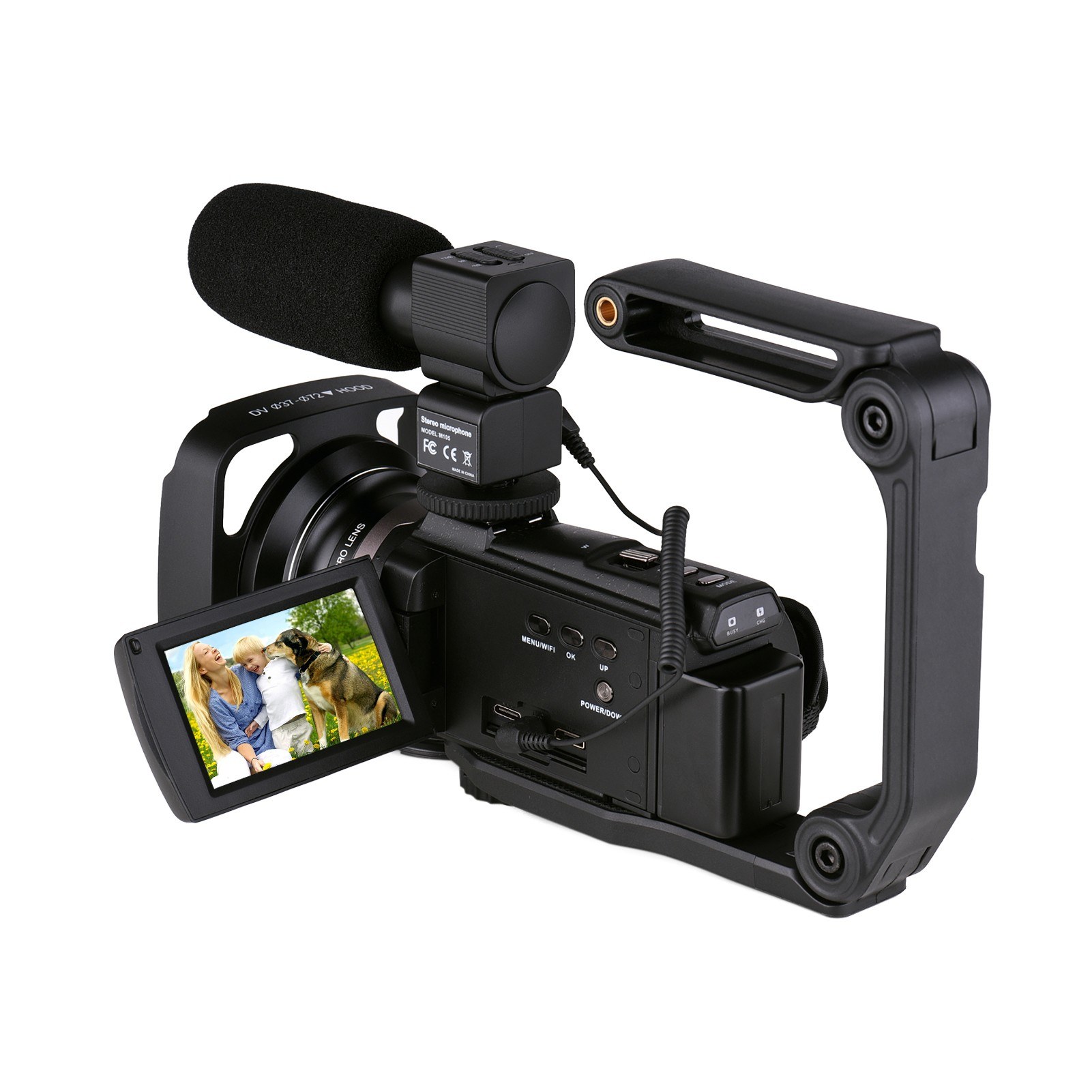 Andoer 4K camera+complete set of accessories. 