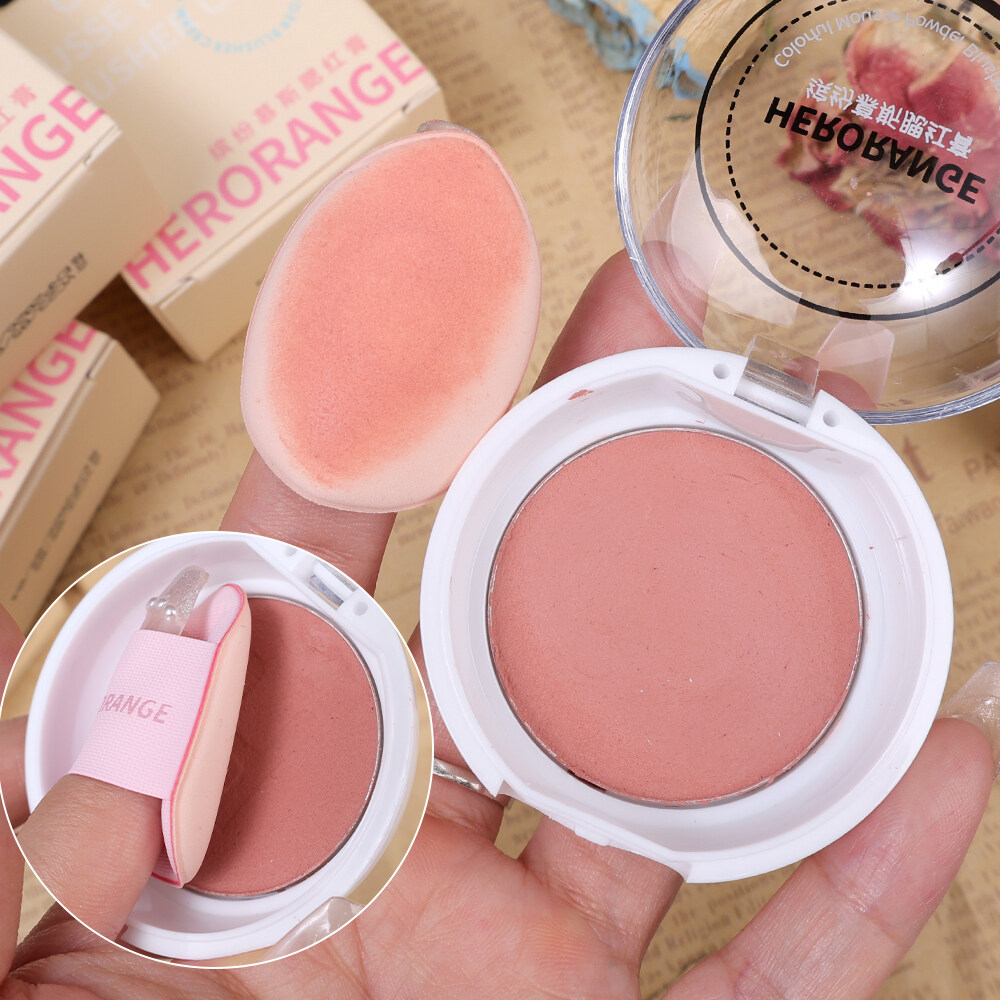 Mochi Poke Cheek Red Mud Natural Matte Soft Mist Monochrome Expanded Color Blush Paste. 