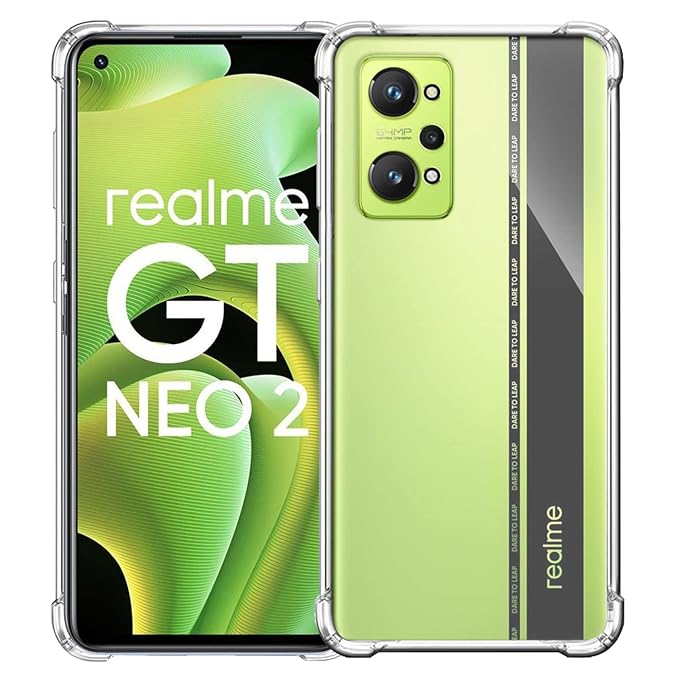 Realme gt neo 2 5g Flexible Clear Transparent Soft TPU Back Case
