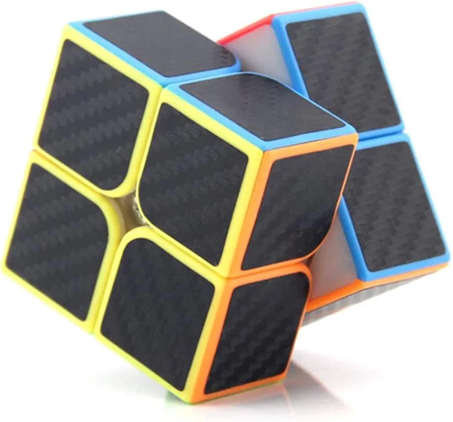 Magic Cube 2x2x2 Carbon Fiber Speed Cube 2x2 Moyu Cube 2*2 Game Puzzle Neo Cubo Magico Toys For Children. 