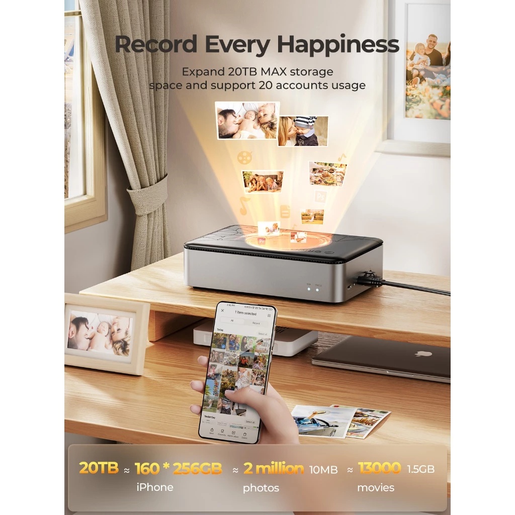 ORICO CD2510/CD3510 NAS Server For 2.5''/3.5