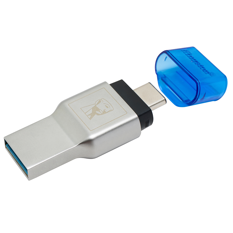 Kingston Micro SD Card Reader USB 3.0 3.1 Type C A Dual Port Memory Card Reader USB Micro SD Adapter for Phone Laptop Accessory. 