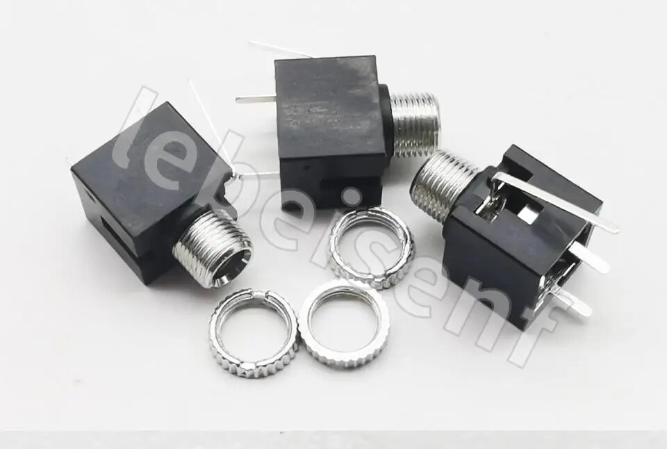 10Pcs Good Quality 3.5mm Female Audio Connector 3 Pin DIP Headphone Jack Socket Mono Channel PJ-301M PJ301M