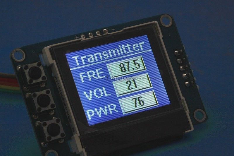 5W FM Transmitter Radio Station PLL Stereo MAX power 7W Digital frequency KITS + lcd Digital Display. 