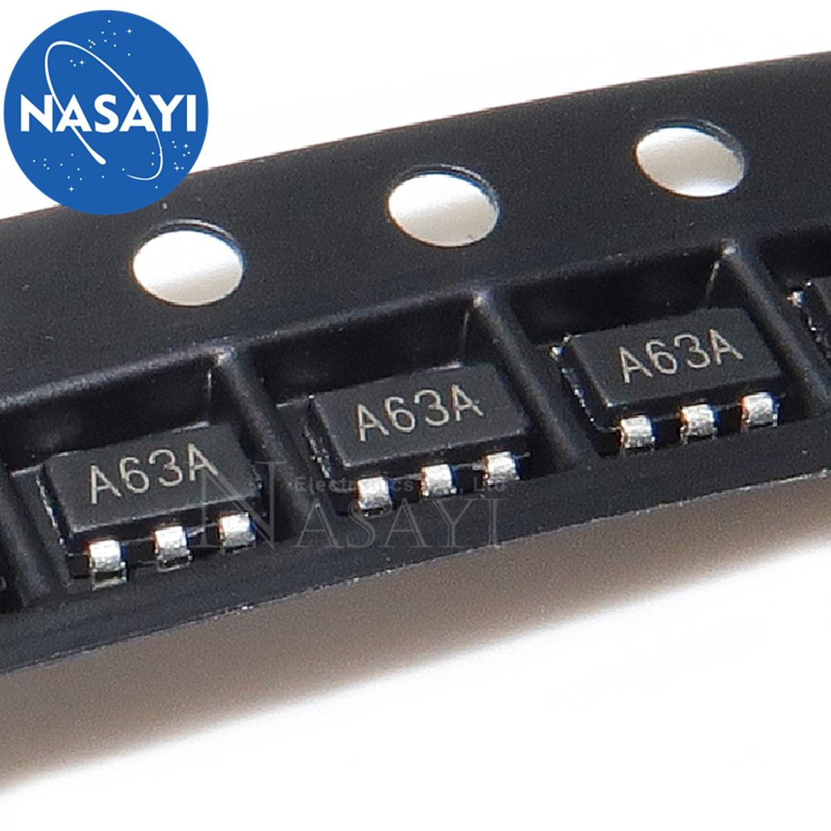 10PCS LM321MFX silkscreen: A63A SOT-23