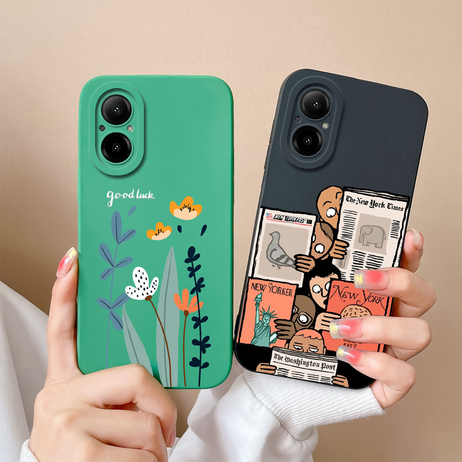 Phone Case For Realme C67 Multiple Patterns Soft Liquid Full Protection Anti Choc Cover For Realme C 67 Fundas Coque. 
