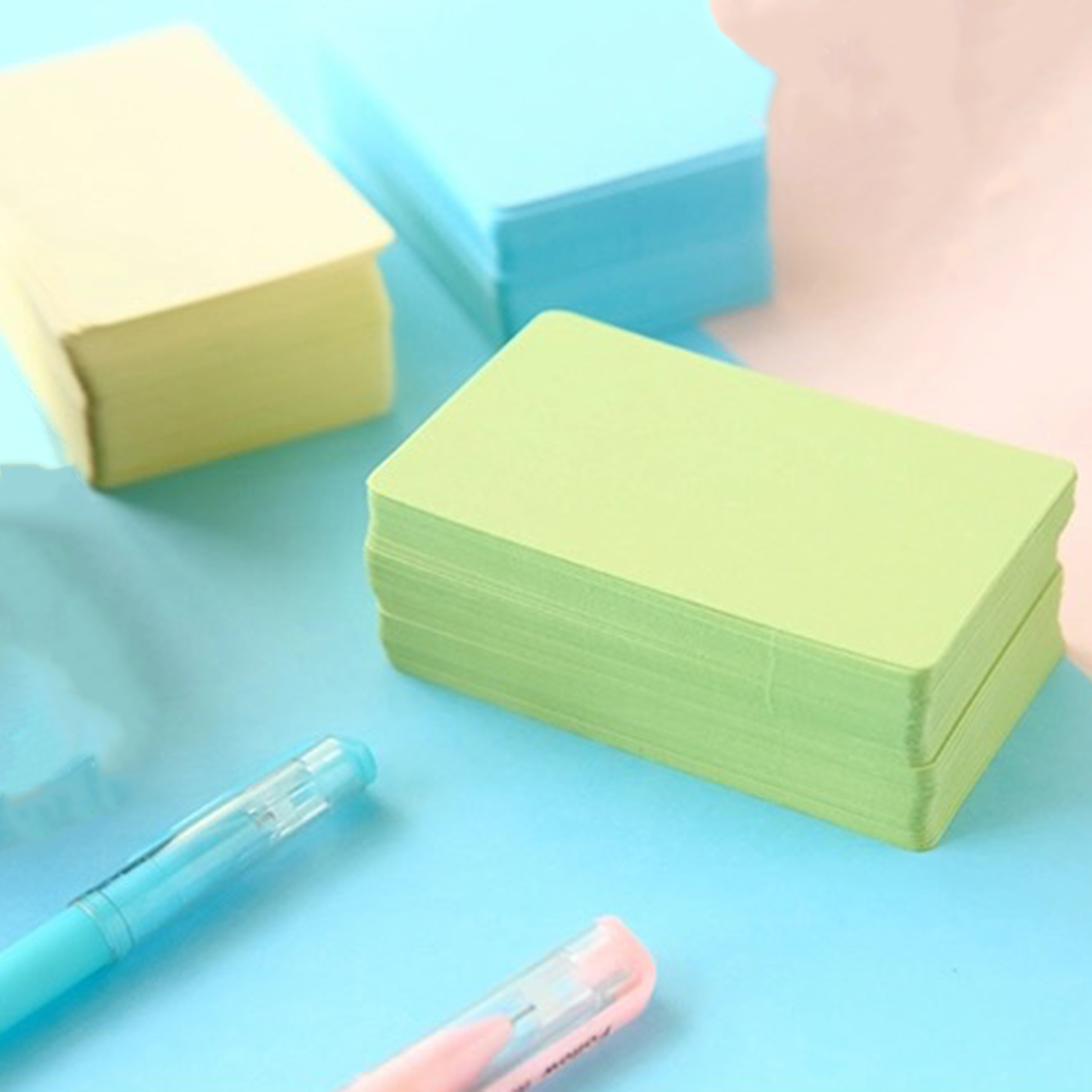 105pcs Double-sided Writable Study Flash Cards Ideal for Gift Graffiti Diy Projects Small Paper Note Cards for Word Messages English Study Cards. 