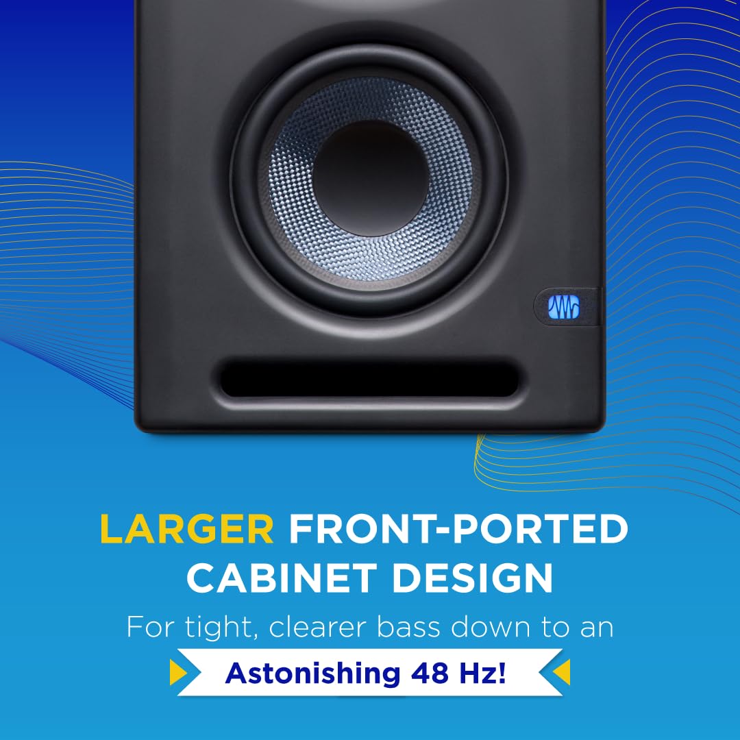 PreSonus Eris E5 XT 5.25" Near Field Studio Monitors (Pair). 