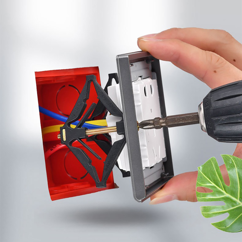 （New）6pc Wall ocket Bottom Box Repair Device 86mm Type Wall witch Bottom Box BDM. 