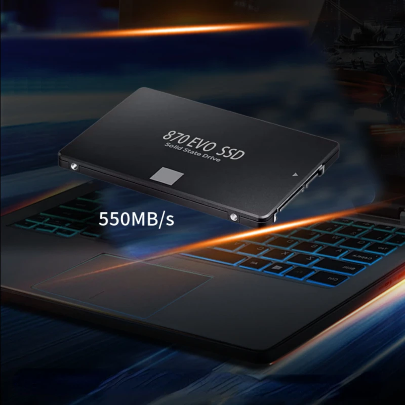 100% Newest 2.5 Inches SATA III SSD 870 EVO 1TB 2TB 4TB 8TB Internal Solid State Drive Hard Disk for Laptop Desktop PS5 PC PS4. 