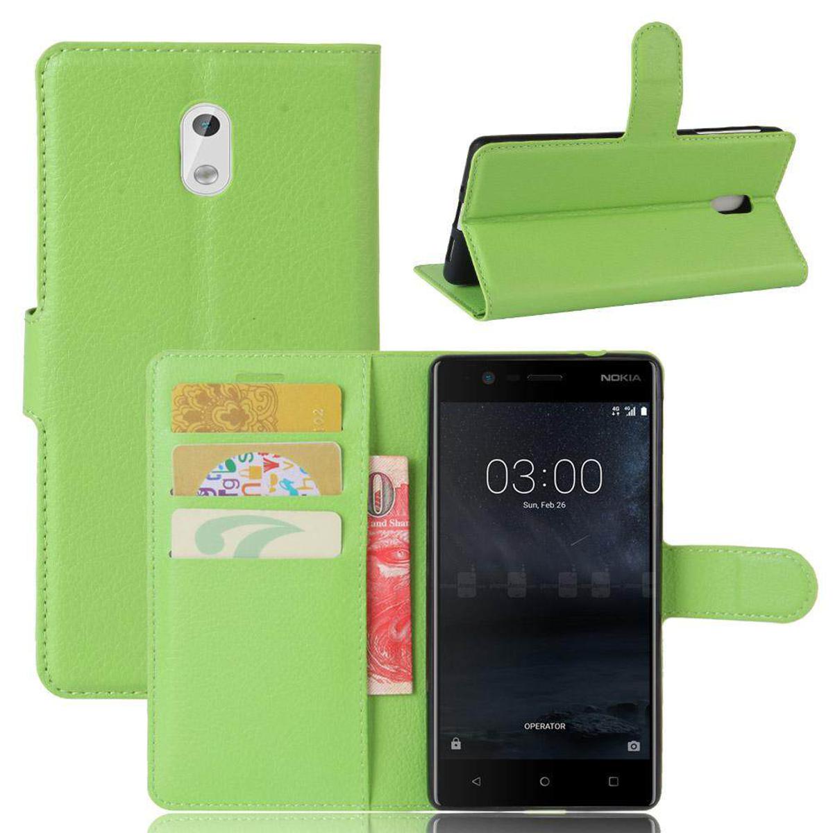 32ndShop 32nd Custodia a Portafoglio in Pelle PU per Nokia 3