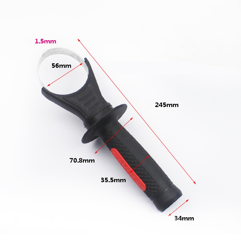Exquisite product Hammer Drill Handle Plastic Side Auxiliary Handle for 26 Tools Drill. 