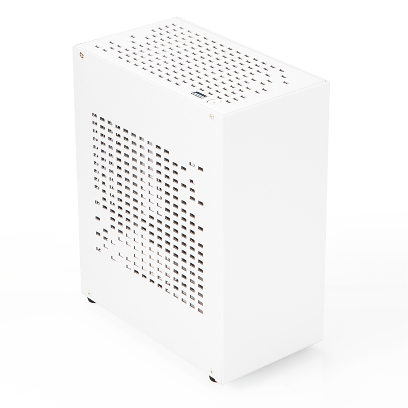 A07 Mini ITX Computer Case Chassis HTPC Host Case USB3.0 ITX Enclosure Personal Computer Chassis Desktop Box Durable Easy Install White