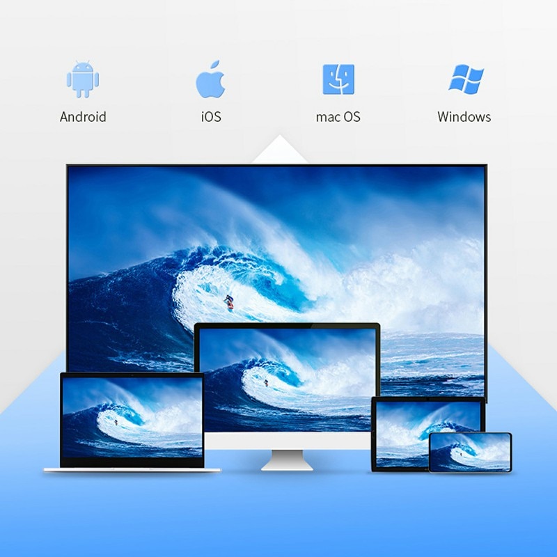 C42 WiFi Display HD Screen Mirroring Dongle Receiver For 2 3 6 Chrome cast 2 TV Stick Video HDMI-compatible. 