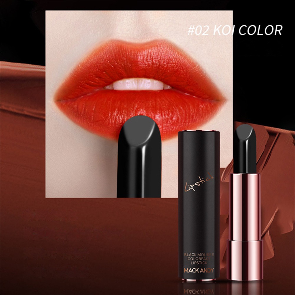 MACK ANDY Does Not Fade Non-stick Cup Lipstick High Color Rendering Waterproof Lasting Does Not Take Off Makeup Whitening Lip Gloss. 