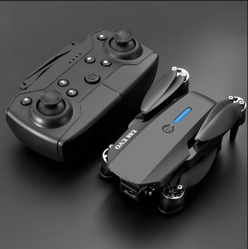 FLH-E88 Max Mini Drone, Duel Camera , Duel Battery Brashless 4K HD Dual Camera Intelligent Following UAV Dron Headless Mode Optical Flow Hover Professional FPV RC Drones E88. 