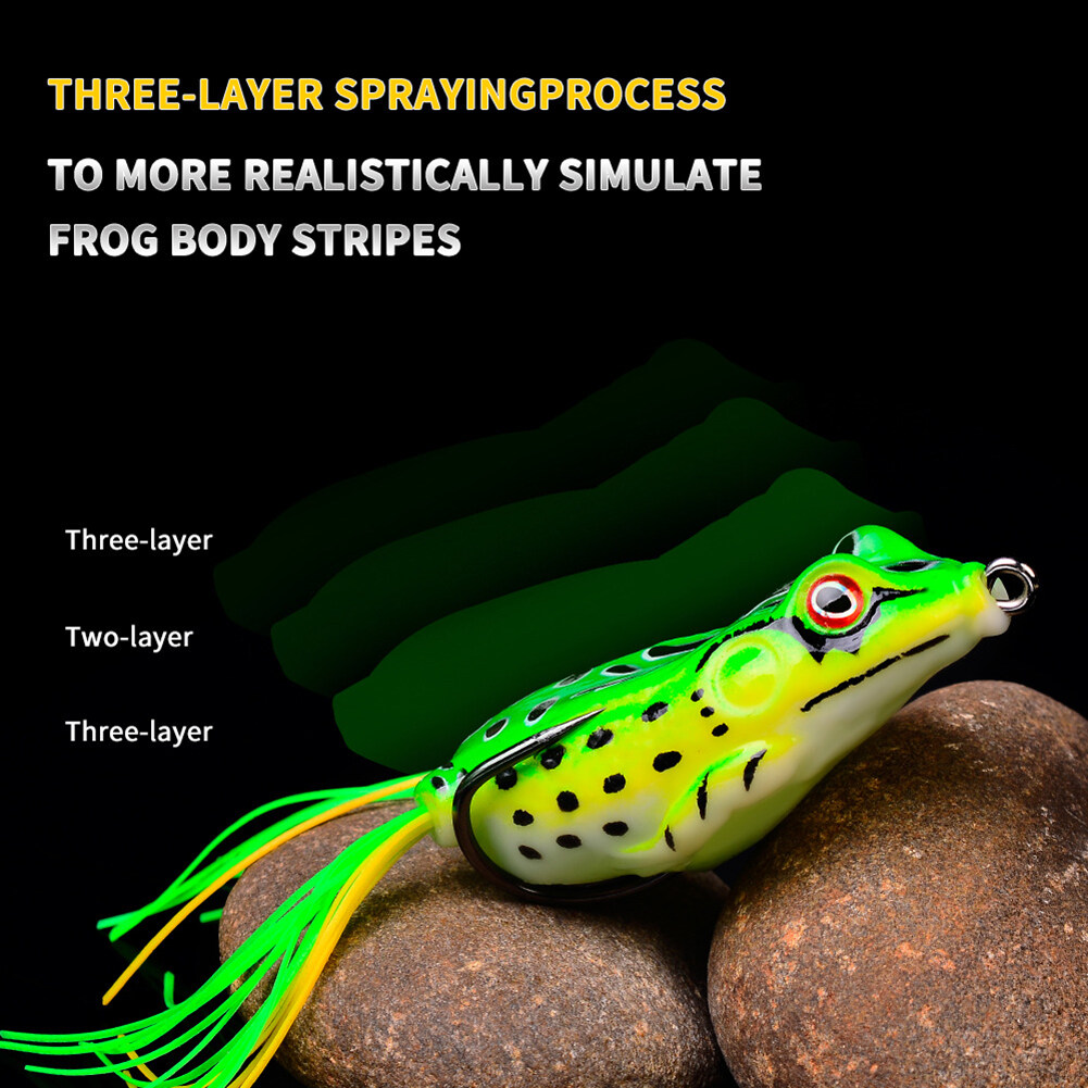Thunder Frog Fishing Lure Lifelike Swimming Artificial Soft Bait