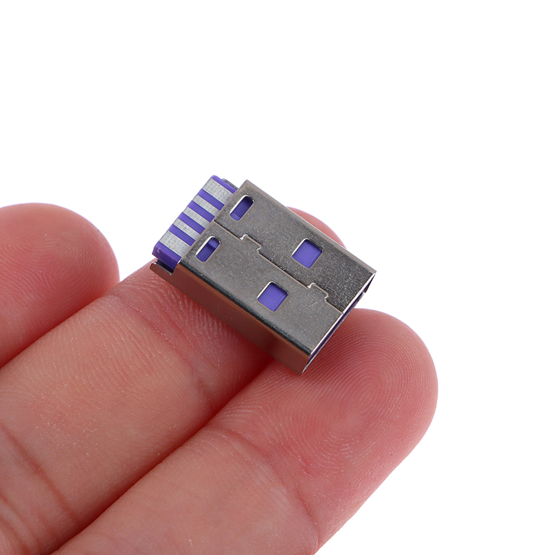 DIY OTG Data Charge Kit 1 Set Fast Charge Type-C USB 65W 6.5A Male Connector Welding With 5Pin PCB Type A Male 6 Pin USB. 