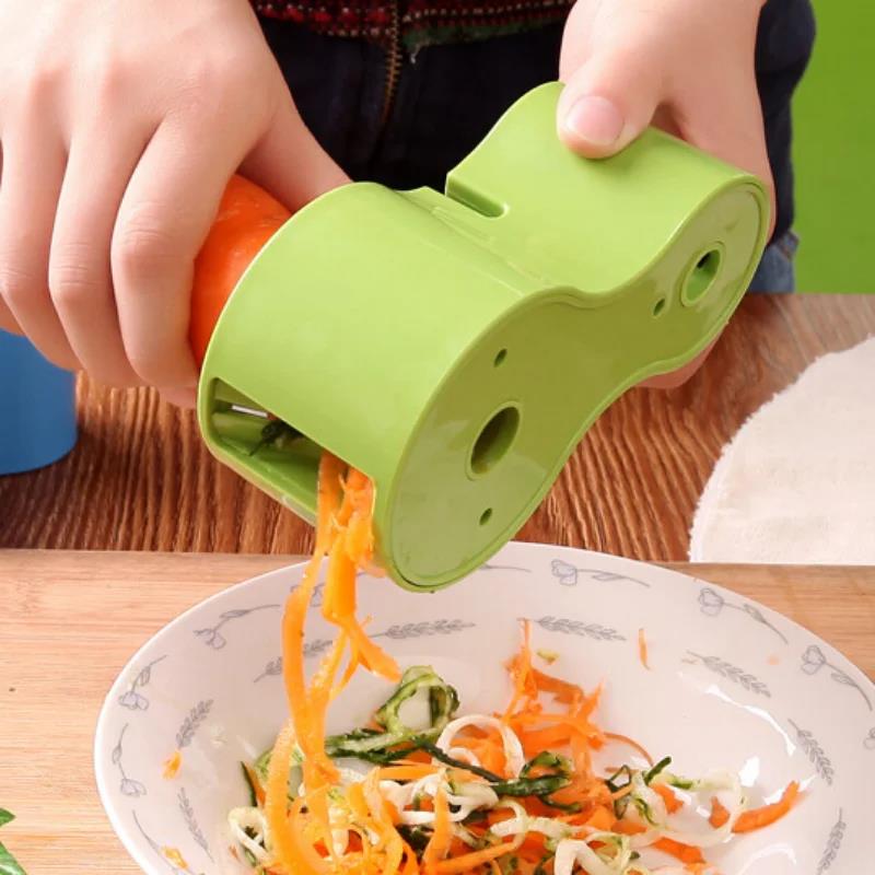 NEW Spiralizer Premium Vegetable spiral slicer Sharpener Fruits Grater Pasta Noodles zucchini Peeler Cutter Maker. 