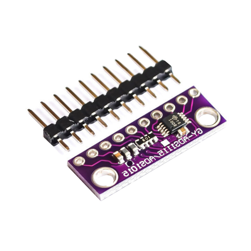 I2C ADS1115 16 Bit ADC 4 channel Module with Programmable Gain Amplifier 2.0V to 5.5V for Arduino RPi