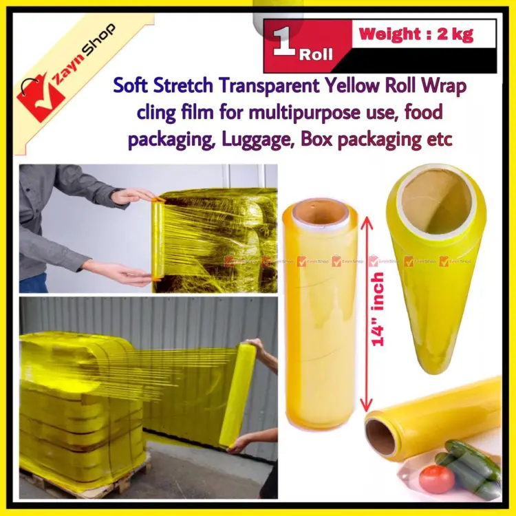 Yellow plastic deals wrap