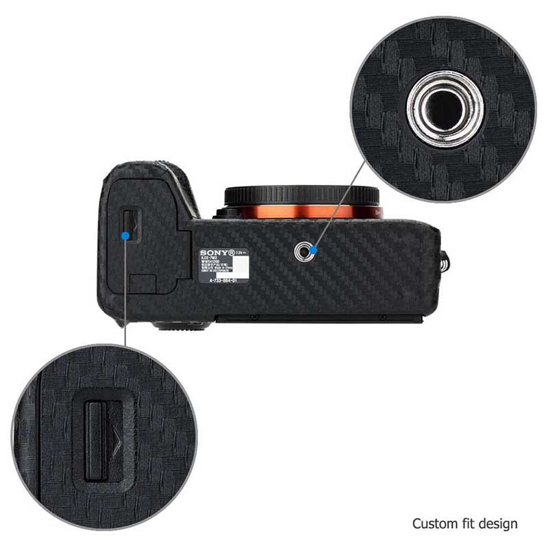 Anti-Scratch Camera Body Carbon Fiber Film Sticker For Sony A7 A7RIII A7C A7II A7S3 A9 A7M3 A7R4 A7IV A7S3 A1 A7R Cameras Skin. 