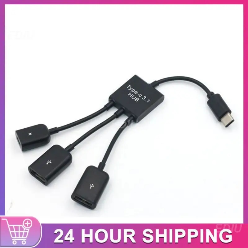 3in1 Type-C OTG USB Port Game Mouse Keyboard Adapter Cable For Android Tablet W1 Dropship