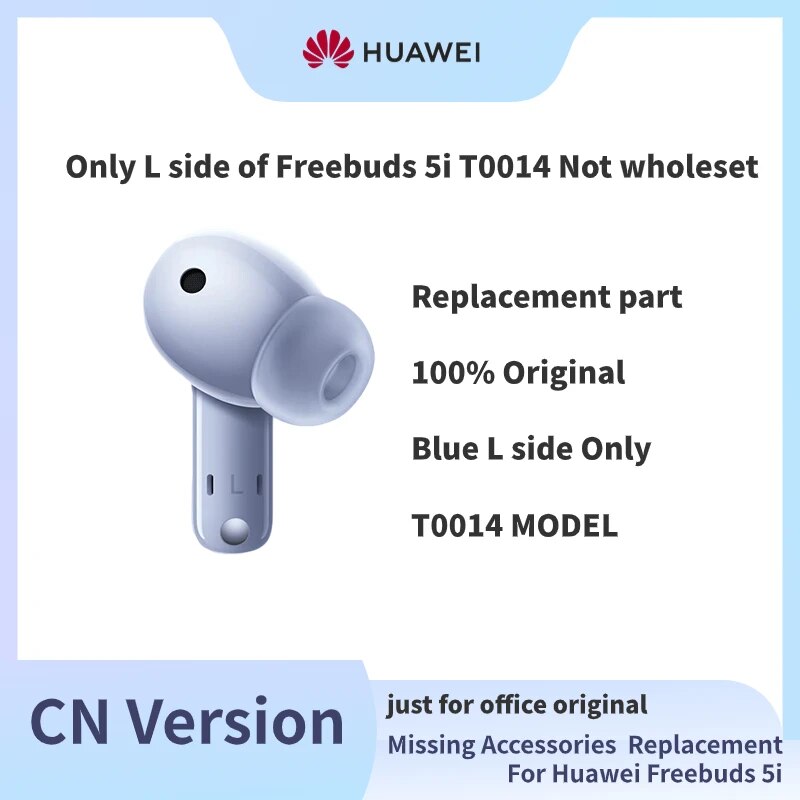 Part Replacement For Huawei FreeBuds 5i Wireless Bluetooth Headphone Single Left Right Or Charging Case Part. 